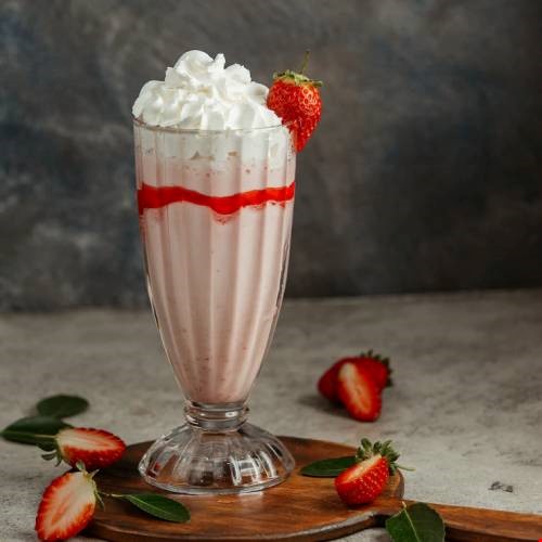 Çilekli Milkshake